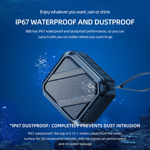 OEM portátil Mini inalámbrico estéreo al aire libre pequeño jefe altavoz <span class=keywords><strong>Subwoofer</strong></span> impermeable BT altavoz - Product Image 3