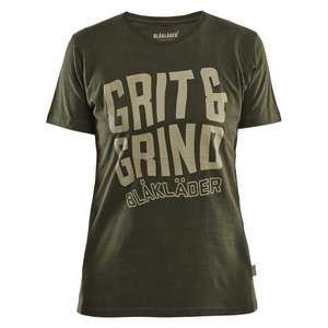 BLAKLADER - 940910424209XS T-shirt femme grain et grind Forest Night - EAN 7330509947135 T-SHIRTS DE TRAVAIL ET POLO - Product Image 1