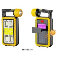 Nouvelle lampe torche solaire LED d'urgence pour le camping, indice de protection IP65, lumière du jour 5000K, multifonctionnelle, portable, pour l'extérieur, le jardin, le paysage