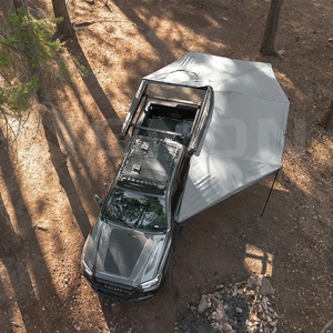 SNDN 270 auvent murs Oxford voiture 270 degrés auvent tente véhicule côté lumière LED <span class=keywords><strong>4x4</strong></span> 4wd SUV voiture auvent 270 degrés contrôle <span class=keywords><strong>manuel</strong></span> - Product Image 5