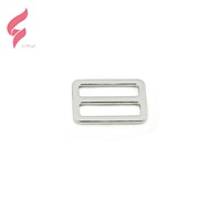 Boucle à glissière triple en zinc sans nickel LiHui, écologique et professionnelle, avec logo personnalisé pour sacs à main