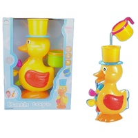 Salle de bains de Canard Noria Barboteurs Jouer Jeu Bébé Animal Jouets Pour le Bain avec Certificats