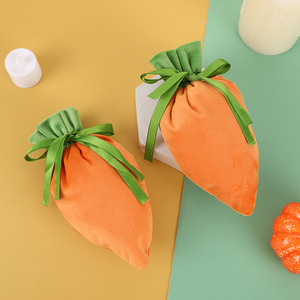 Panier <span class=keywords><strong>de</strong></span> pâques en forme <span class=keywords><strong>de</strong></span> lapin, pochettes cadeaux, sac <span class=keywords><strong>de</strong></span> pâques en velours, sacs <span class=keywords><strong>de</strong></span> carottes, œufs au <span class=keywords><strong>chocolat</strong></span>, sac <span class=keywords><strong>de</strong></span> bonbons à cordon - Product Image 2