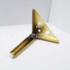 Yijun Furniture Leg 837Q3 Gold Heavy Duty Modern Minimalist Luxury Cabinet Support - Product Image 2