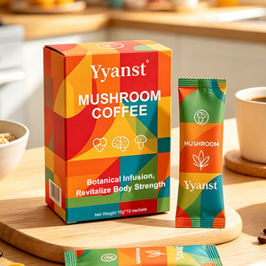 Café aux champignons revitalisant pour le corps, infusion botanique, marque privée OEM, 10g*10 sachets, café à la maca - Product Image 3