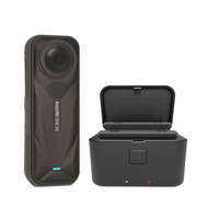 Boîtier de charge double batterie Li-ion léger de haute qualité pour Insta360 X5 – Rangement et charge