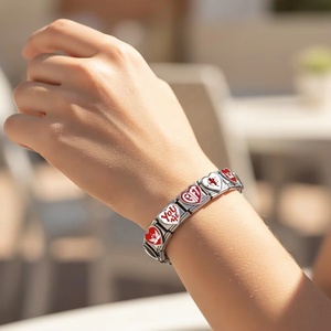Oferta Especial: Dijes Italianos Personalizados de Diseño Original Miss Sweet Heart Vibes para Pulseras de Acero Inoxidable de 9mm, Ideales para Creación de Joyería DIY - Product Image 2