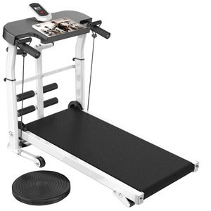 手動多機能電動折りたたみ式トレッドミル家庭用エクササイズランニングトレッドミル、ランニングマシンフィットネス機器用 - Product Image 1