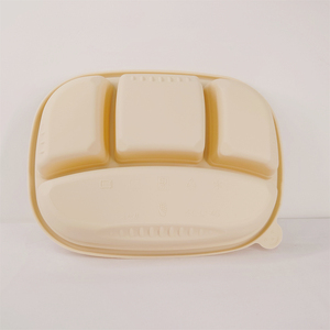 Récipient alimentaire avec couvercle <span class=keywords><strong>plateau</strong></span> d'emballage emballage alimentaire biodégradable coquille de palourde boîte <span class=keywords><strong>à</strong></span> <span class=keywords><strong>emporter</strong></span> de restauration rapide jetable - Product Image 3