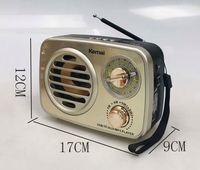 KEMAI MD-307BT chine basse à ondes courtes Am/fm carte Tf Portable Antique Radio classique rétro en bois Sw Am Fm maison Radio
