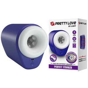 PRETTY LOVE Masturbatore Maschile a Forma di Aeroplano, Nuovo Vibratore Elettrico <span class=keywords><strong>per</strong></span> Adulti con 5 Funzioni di Vibrazione e 5 Modalità di Compressione - Product Image 1