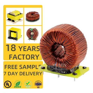 T157125 Bobine toroïdale 1000W 1500W 2000W 1KW 1.5KW 2KW Inductance d'inverseur à onde sinusoïdale 10Amp inducteurs de puissance