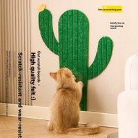 Woobulsland Griffoir pour chat – Protection de canapé en feutre robuste, griffoir mural vertical, formes de dessins animés variées, sans débris