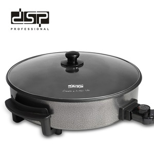 Poêle électrique Dsp 1500W antiadhésive ronde multifonctionnelle pour cuisson intérieure - Product Image 1