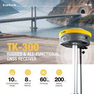 Nouveau Toptech TK-300 GPS GNSS RTK 1408 canaux, double batterie, prise en charge IMU, port de données 5 broches avec contrôleur P9IV et logiciel Fixpad - Product Image 4