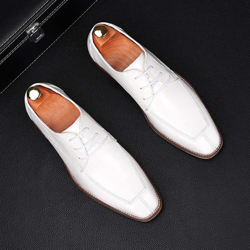 business casual dress boots Men's 99344 Classic Square Toe Slip On Loafers Casual Dress Shoes 11 / Black-1 main image 1