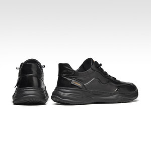 Zapatillas Deportivas para Hombre Milles, de Piel Genuina Premium, Tacón Medio, Suela de Goma Antideslizante, para Caminar - Product Image 4