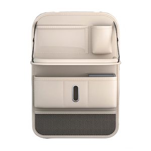 Nuovo Stile Lussuoso Organizzatore per Sedile Posteriore Auto in Pelle Nappa Resistente per Auto Universali - Product Image 5