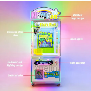 Máquina expendedora de premios de peluches personalizada comercial, máquina de grúa operada con monedas para centros de juego - Product Image 3