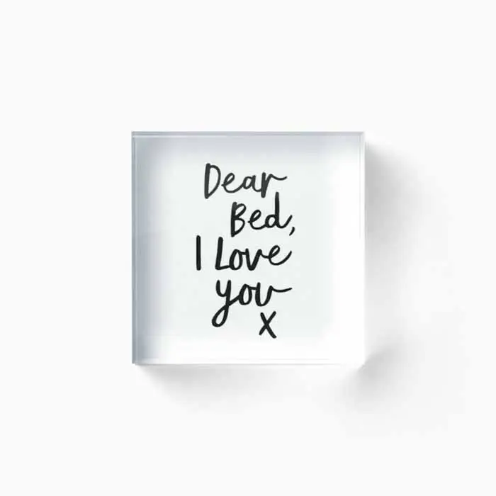 Diamond Square Acrylic Block Funny Plaques Custom Printed Logo Letters Clear Lucite Plaques for Home Desk Accessory Decor
