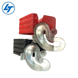 Fixations pour coffrage en panneaux stratifiés en acier galvanisé, attaches rapides, fixations de type C renforcées pour charges lourdes, murales - Product Image 1