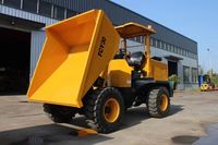 Travaux de Construction Dumper 4x4 roues motrices 3 tonnes 4 wd mini dumper truck Mini avant camion grume Chargeuse tracteur pelleteuse