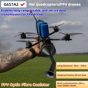 Leve fibra óptica invisível vasilha 5KM 10KM 20KM FPV zangão comunicação da longa distância - Product Image 3