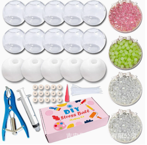 Carcasa Transparente Vacía para Juguetes Antiestrés de TPR Hechos a Mano DIY para Niñas de 14 Años en Adelante, Bolas Blandas Transparentes para Aliviar el Estrés - Product Image 3