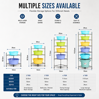 Étagère d'angle moderne en acier inoxydable pour appartement, salle de bain, cuisine, organisateur multi-niveaux, support de rangement étanche