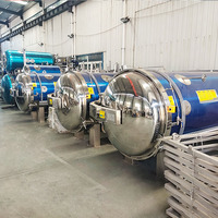Machine automatique de stérilisation par immersion à double couche pour les sachets d'aliments en conserve de viande-stérilisateur autoclave