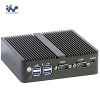 VINCANWO Mini PC industrial sin ventilador de alta calidad Intel Chipset NUC Nano Mini ordenador sin ventilador nuevo y usado