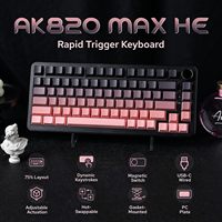 Teclado Mecánico Inalámbrico para Gaming Ajazz AK820 de 82 Teclas con 3 Modos y RGB