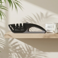 Aiguiseur de couteaux et de ciseaux Nuoten en céramique écologique 4-en-1 multi-grains à angle réglable et personnalisable pour la cuisine domestique