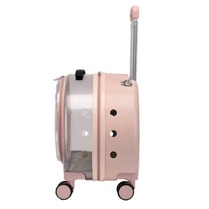 Pet açık taşıyıcı büyük kapasiteli köpek kedi sırt çantası taşıyıcı çanta tekerlekler ile Pet seyahat arabası - Product Image 6