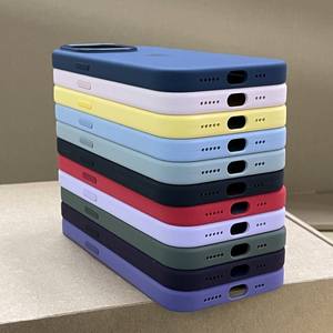 <span class=keywords><strong>Cover</strong></span> Posteriore Antiurto in Silicone Liquido di Alta Qualità con LOGO per iPhone 15 14 13 <span class=keywords><strong>12</strong></span> <span class=keywords><strong>Pro</strong></span> Max X XR XS - Product Image 5