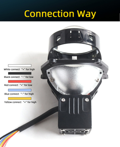 Đèn pha projector <span class=keywords><strong>Bi</strong></span> LED <span class=keywords><strong>3</strong></span> inch 74W, 6000K trắng, 12V, độ sáng cao 10000 lumens, thay thế cho A4 Fit - Product Image 6