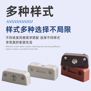 Connecteurs d'angle carrés pour armoires Yisheng Hardware YS025, support d'étagère en plastique pour placard - Product Image 4