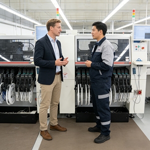 Máquina de Colocación de Componentes SMT Industrial Automática Usada de Última Generación, Motor PLC de Alta Velocidad, Ensamblaje de PCB LED Sansun SM482 - Product Image 1