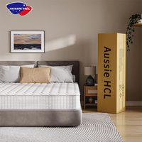 Matelas pliable pratique en boîte, certifié SGS, vente en gros, tailles King, Simple et Double, avec ressorts ensachés en gel et mousse à mémoire de forme