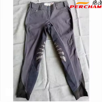 Pantalon d'équitation de qualité supérieure avec genouillères en silicone, motif personnalisé imprimé, logo brodé, pantalon d'équitation pour l'équitation