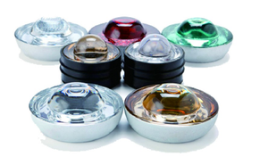 उच्च गुणवत्ता hight चमक उठाया फुटपाथ मार्कर चिंतनशील बिल्ली आँखें ग्लास रोड स्टड - Product Image 2