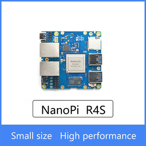 เราเตอร์พกพา FriendlyElec <span class=keywords><strong>Nanopi</strong></span> <span class=keywords><strong>R4S</strong></span> ขนาดเล็ก รองรับ OpenWRT พร้อมพอร์ตอีเธอร์เน็ตแบบ Dual-Gbps หน่วยความจำ 4GB LPDDR4 ใช้ชิป RK3399 สำหรับ IoT - Product Image 2