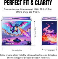 Boîtier de protection en acrylique personnalisé, boîte de présentation en acrylique transparent de qualité supérieure, boîte anti-poussière pour Elite Train Box