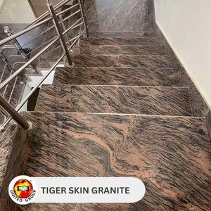 ผู้ส่งออกชาวอินเดียจำหน่ายแผ่นหินแกรนิตลายเสือสำหรับตกแต่งผนังห้องครัวและห้องน้ำ วิลล่า และโรงพยาบาล จำหน่ายจำนวนมาก ราคาดีที่สุด - Product Image 5