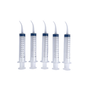 Jeringa dental curva con boquilla curva para irrigación bucal, irrigador desechable - Product Image 5