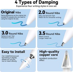 Embouts de remplacement pour <span class=keywords><strong>Apple</strong></span> <span class=keywords><strong>Pencil</strong></span>, accessoires compatibles avec les embouts améliorés Inesore pour <span class=keywords><strong>Apple</strong></span> <span class=keywords><strong>Pencil</strong></span> - Product Image 5