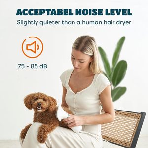 Ama-zon EE. UU. Gran oferta 2 en 1 aseo portátil con cepillo rebanador de autolimpieza temperaturas ajustables cepillo secador de pelo para perros y Mascotas - Product Image 4
