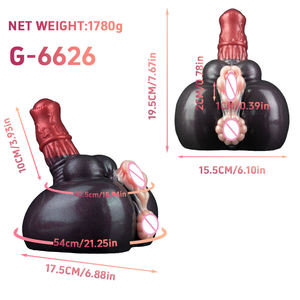 G6626 Nieuwe Dual-Channel Mannelijke Siliconen Masturbator Met Intensieve Omhullende Sensatie Voor Het Spelen Van Koppels - Product Image 6