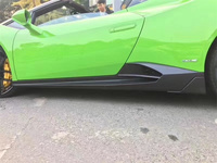 Pièce de réglage en carbone pour Huracan EVO Facelift M Style Kit de diffuseur de jupes de pare-chocs latéraux pour panneau latéral en carbone LP610 LP600