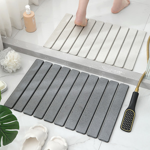 Tapis de bain en boue de diatomée personnalisable, antidérapant, à absorption rapide, de haute qualité, pour la vente en gros - Product Image 3